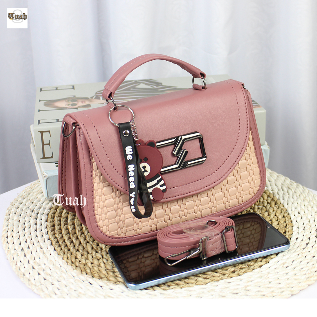 Tas Wanita Terbaru & Murah Dari " CECILLA_STORE "  SL Pouch Kotak Kombinasi  Series DK-32c / Tas Jin