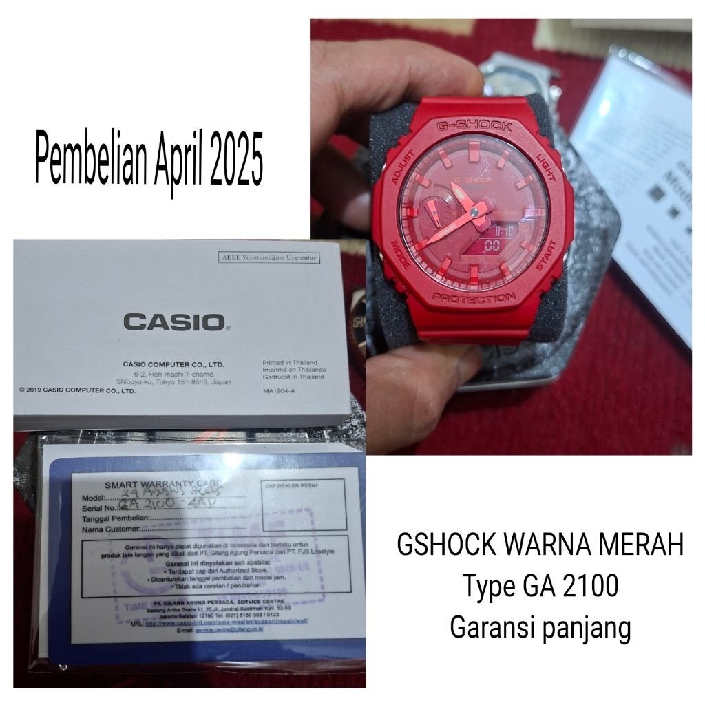 G SHOCK GA 2100 SECOND