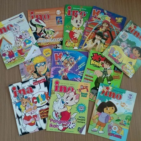 Buku Bekas Majalah Anak Dua Mingguan Majalah Ino