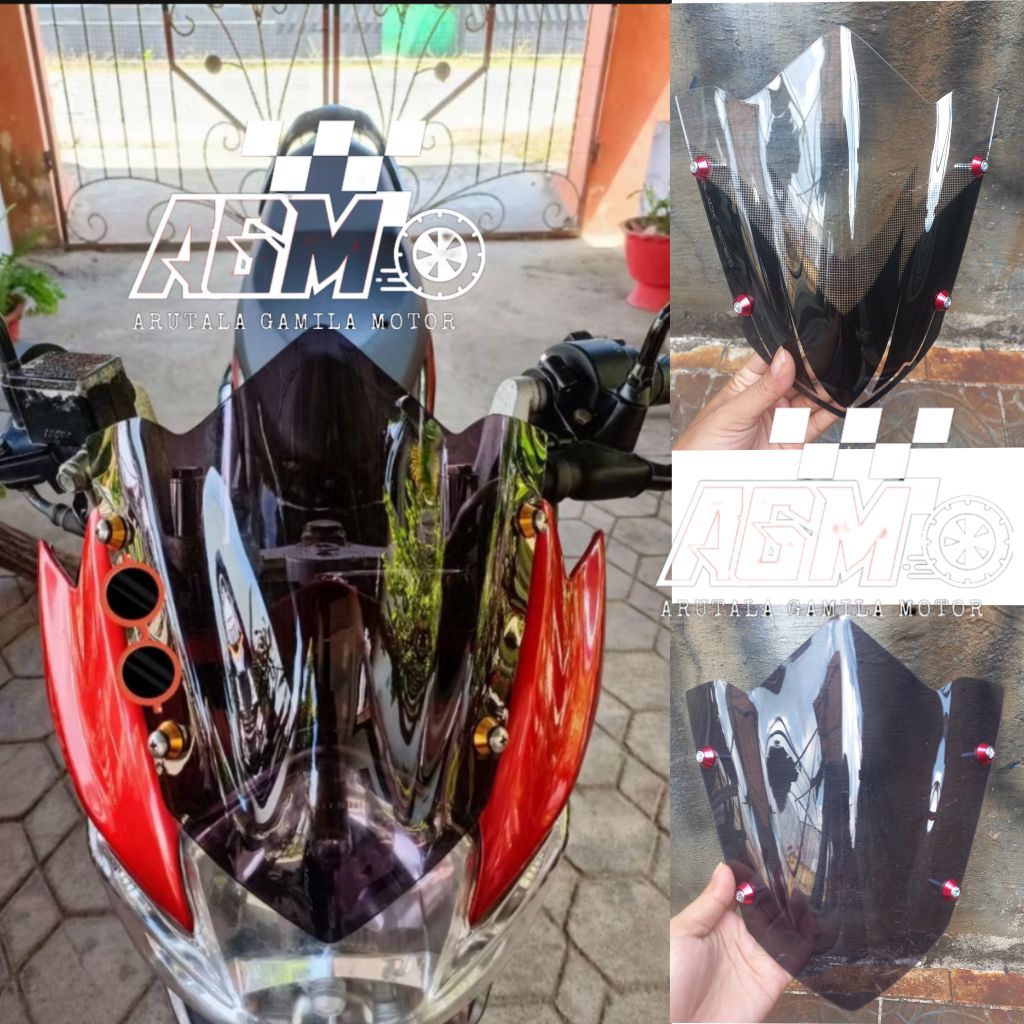 VISOR SATRIA FU BARONG VISOR FU TAHUN 2010 - 2013 PLUS BAUT VARIASI