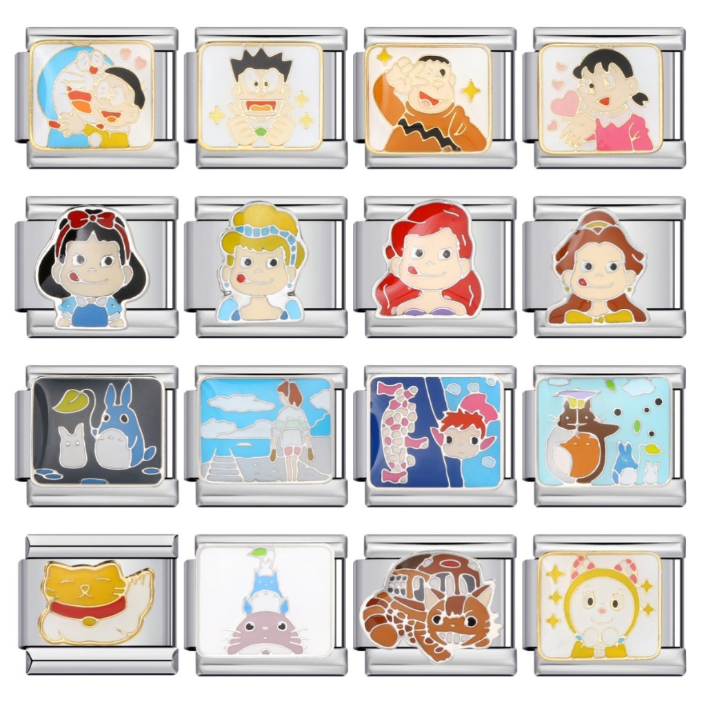 [RARE] Italian Charm Ghibli Princess Doraemon Kartun Jepang Premium