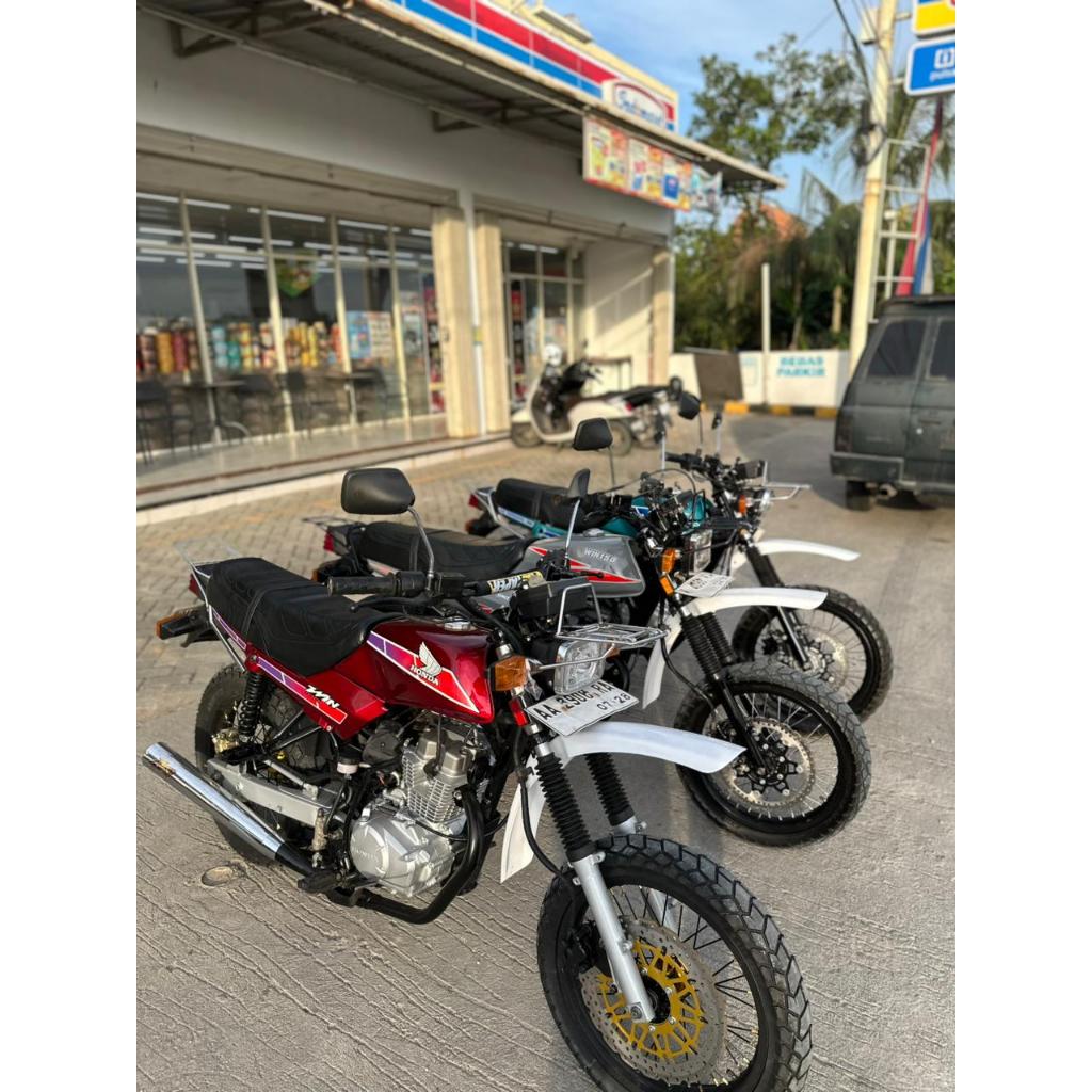 Honda Win Semi Trail Basic Verza – Pajak On – Surat Lengkap – Bisa Request Warna