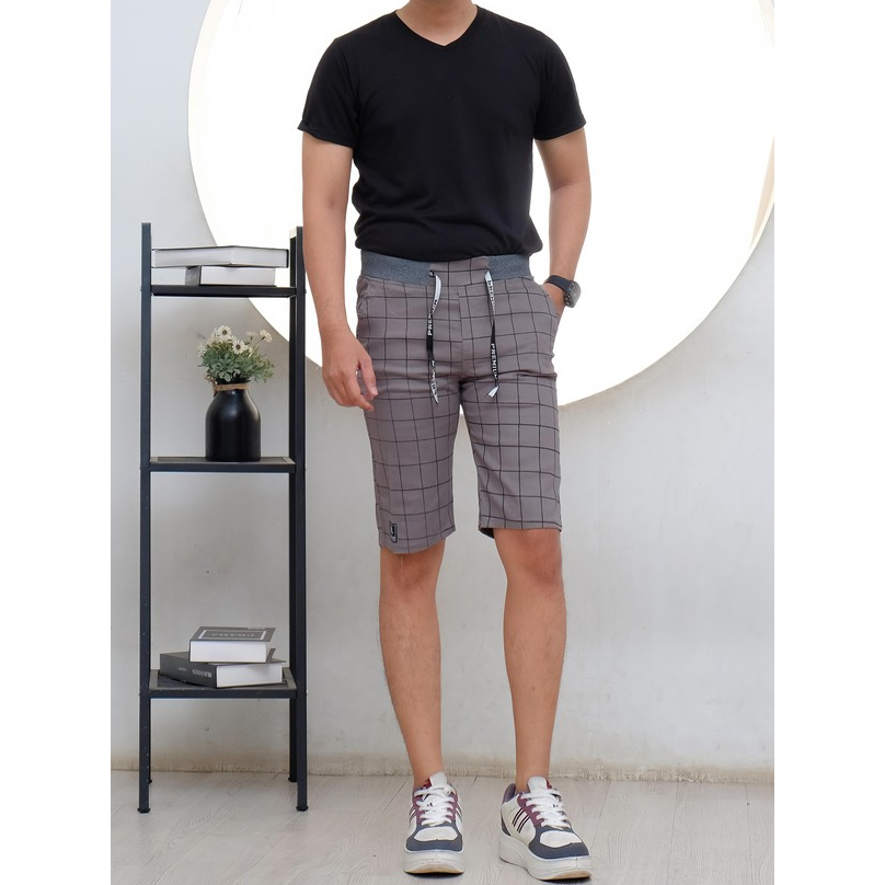 CELANA TARTAN / CELANA PENDEK DEWASA / KAIN KOMBET STREET/MELAR MOLOR /TEBAL HALUS