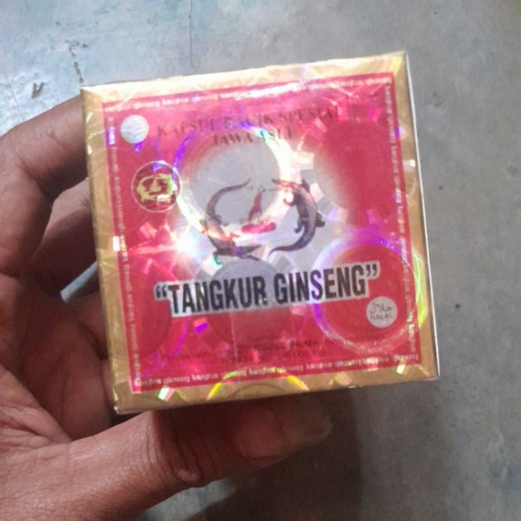 tangkur gingseng_kemasan_kotak_100%_original