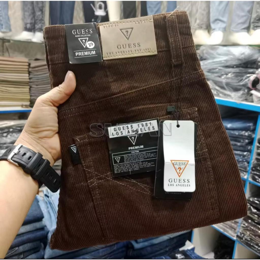 Celana panjang pria corduroy/celana corduroy pria panjang/celana corduroy pria slimfit/celana cordur