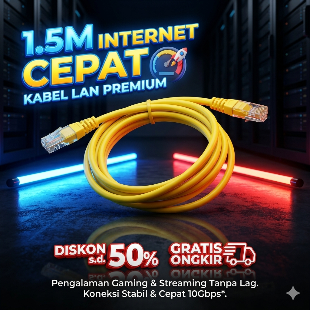 Kabel LAN UTP Ethernet RJ45 1,5Meter Original