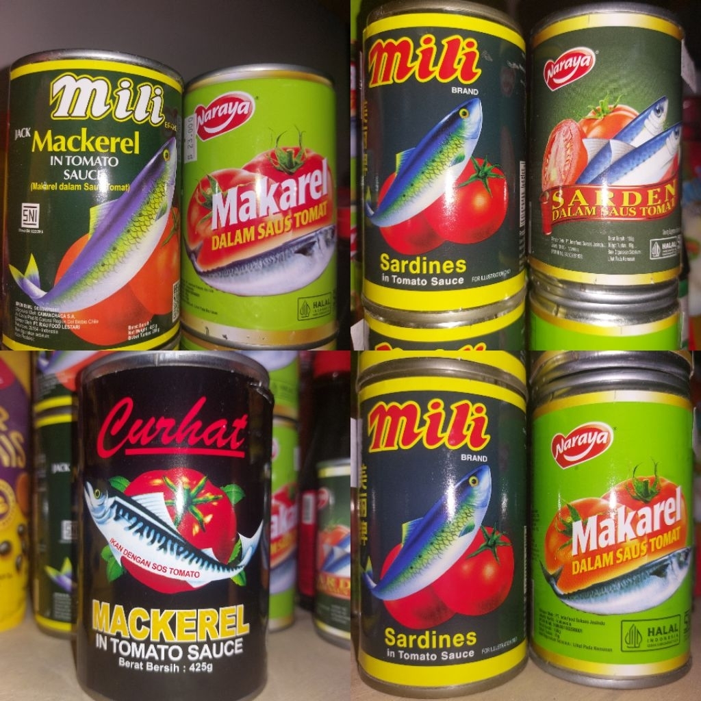 Mili Naraya Sarden Kaleng 155 gr 425 gr