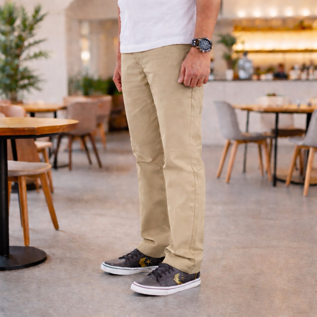 Malmo Celana Chino Standar/Chinos Reguler Fit - Non Streach