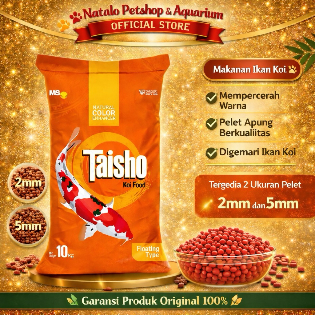 Taisho Koi Food 10Kg /Makanan Ikan Hias Koi Murah