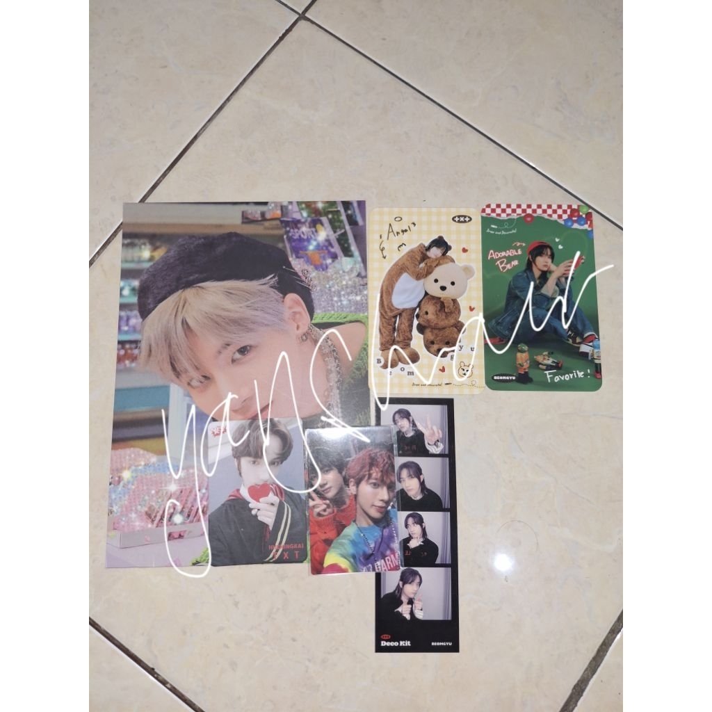 [Ready] WTS Want to sell photocard PC TXT Taehyun Beomgyu Taegyu Hour 2