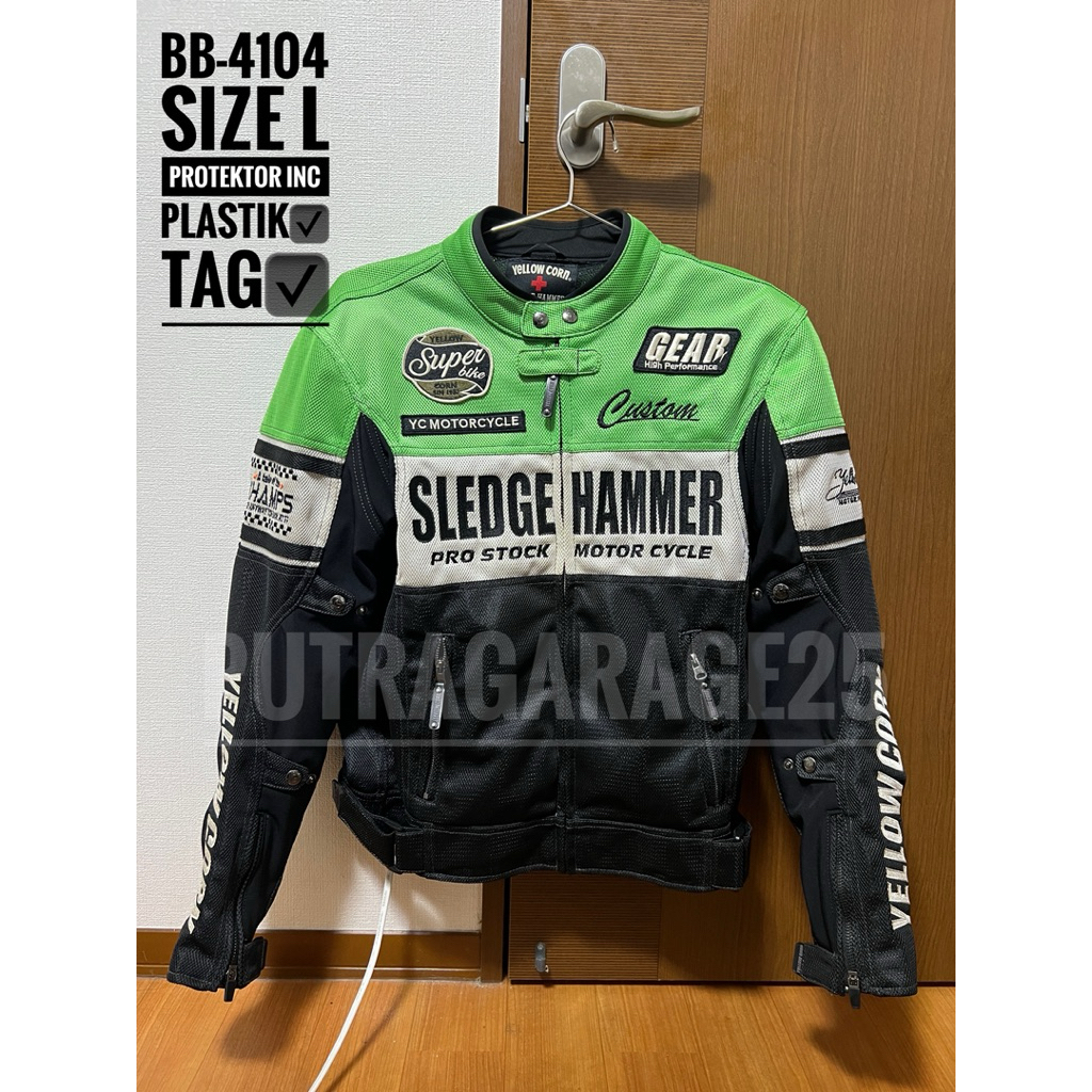 YELLOW CORN BB4104 GREEN/YB-2102 BLACK/YB-2100 BLACK SIZE L