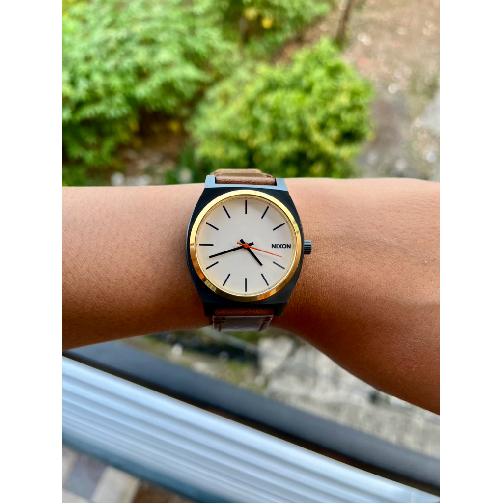Nixon Time Teller Minimal Leather