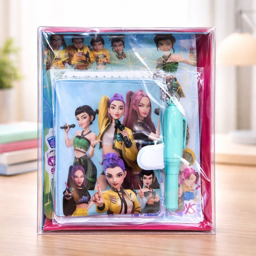 RABBIT88 Damon Hunter Kpop Mini Notebook with Pen Student Notebook Mini isi 24 Lembar