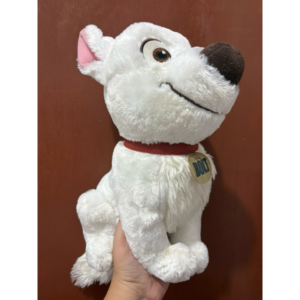 Boneka Anjing Bolt Putih
