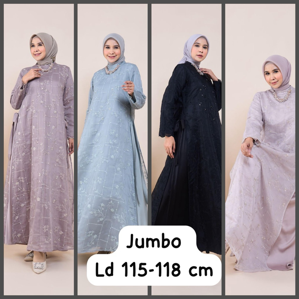 Galia DRESS   Gamis MAREVI Original Simple Cantik