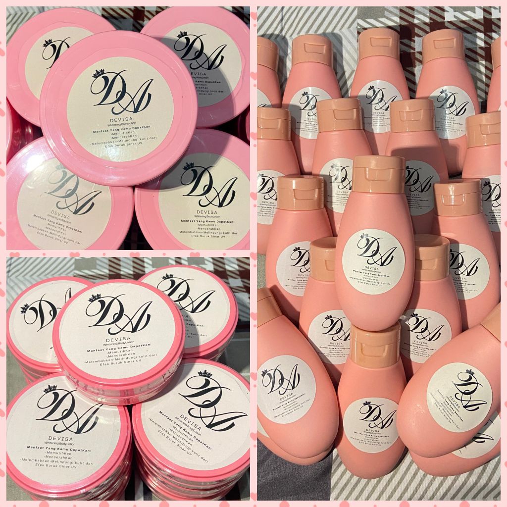TERLARIS HB DA Whitening BodyLotion DOSTING Hanbody Pemutih Badan Cepat,Ampuh,Permanen DA Whitening 