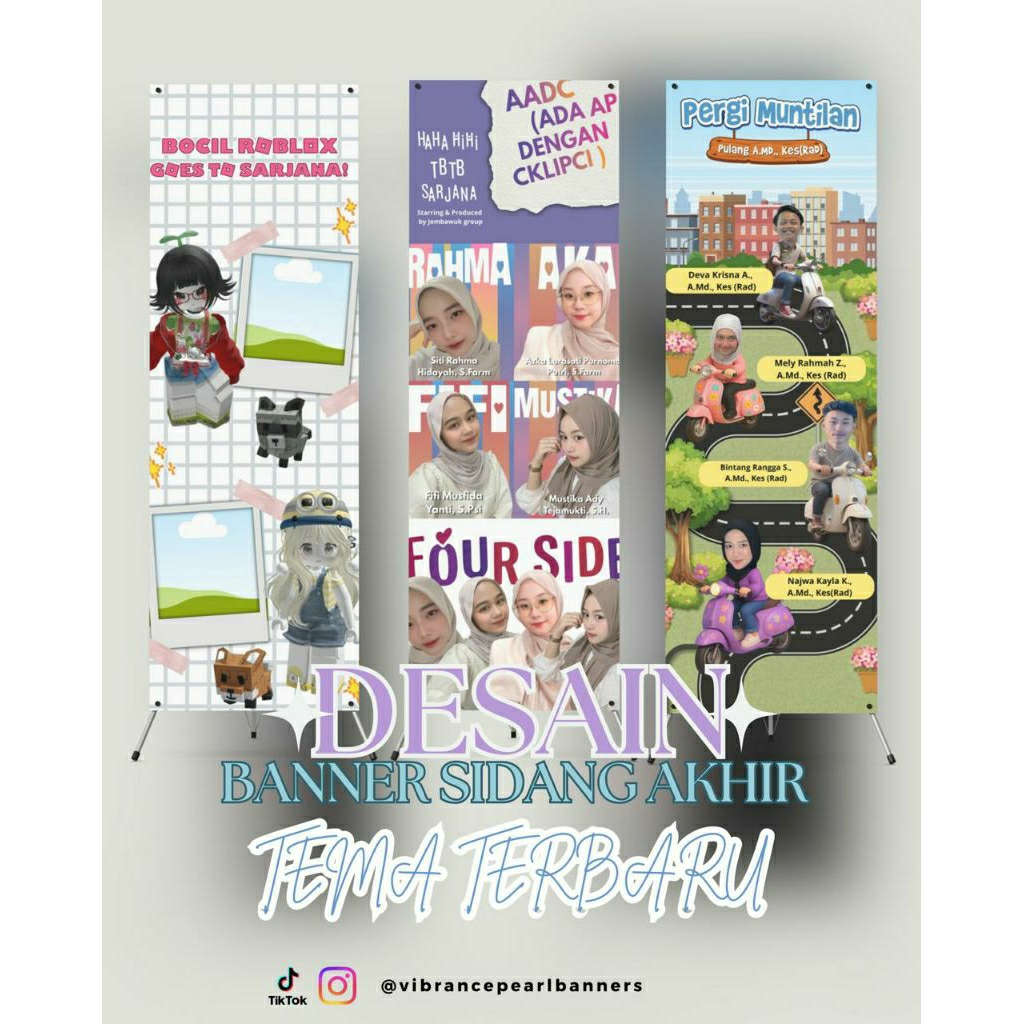 Banner Wisuda Ukuran 160 x 60 cm