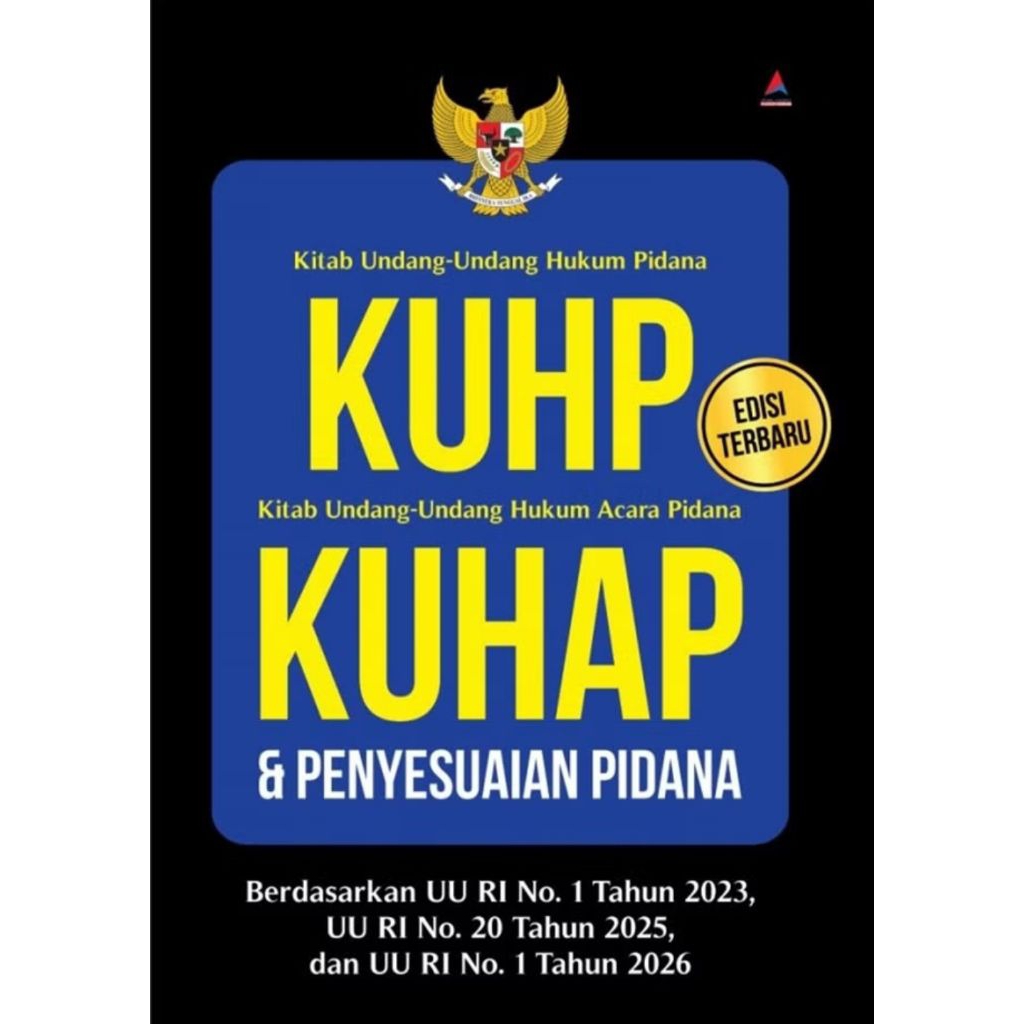 Buku KUHP, KUHAP, dan Penyesuaian Pidana Edisi Terbaru