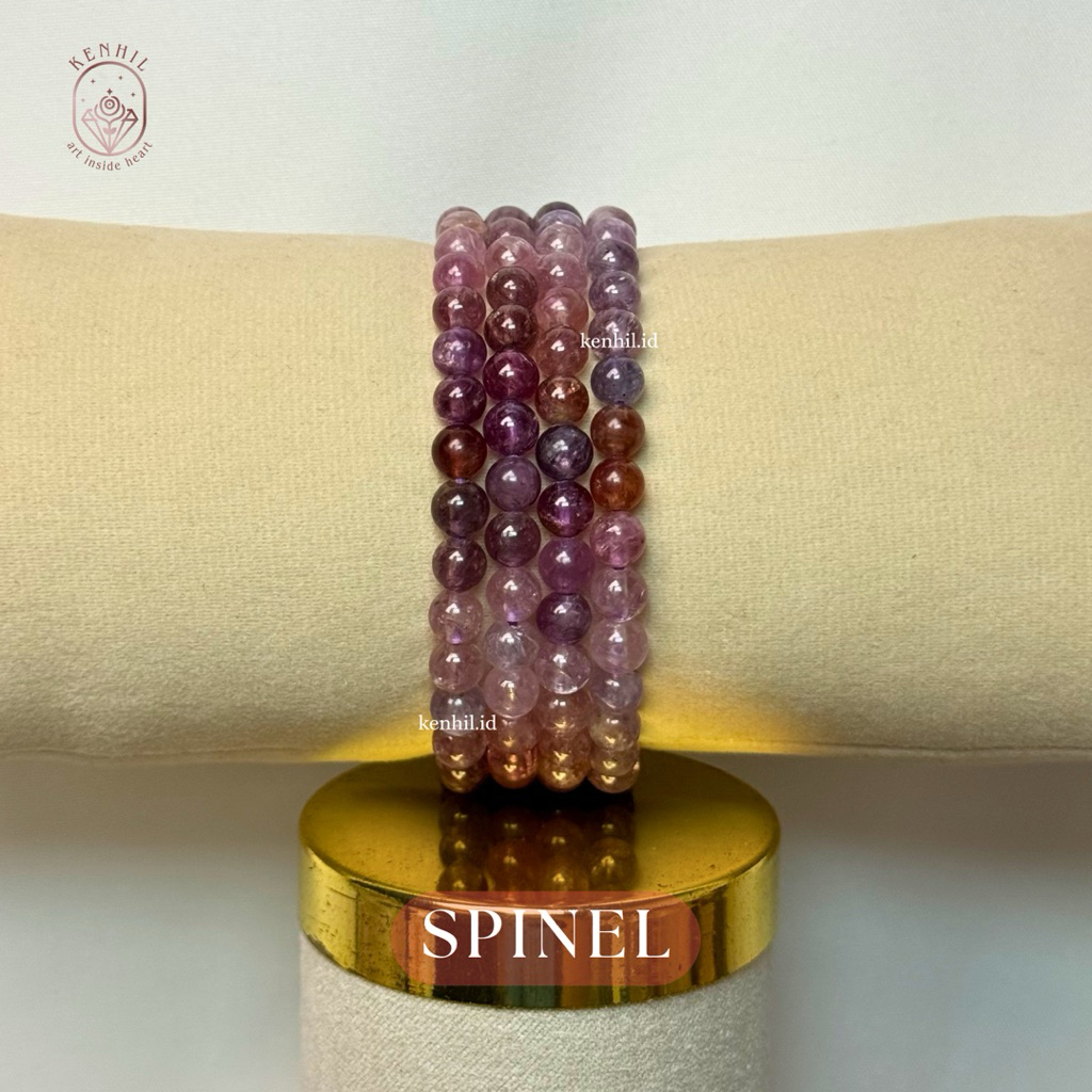 SPINEL | Gelang Spinel | Spinel Bracelet | Gelang Crystal Alami natural elegan