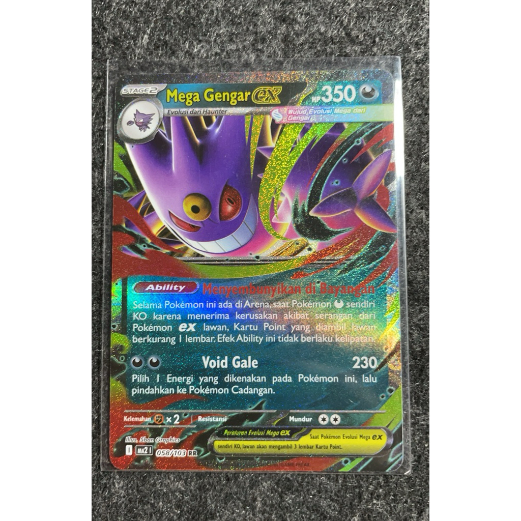 mega gengar ex pokemon tcg