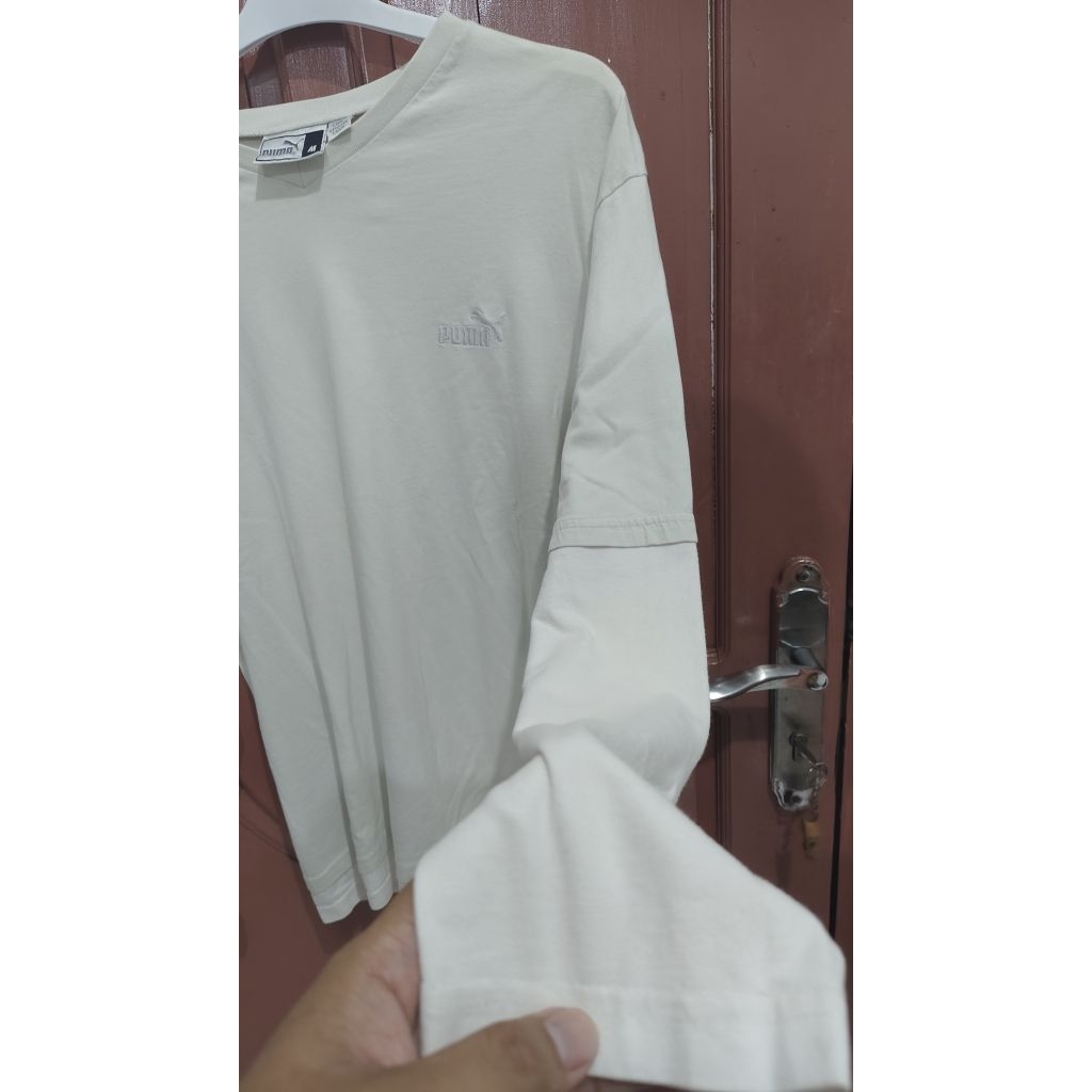 kaos puma lengan panjang katun seperti di foto rare item second preloved