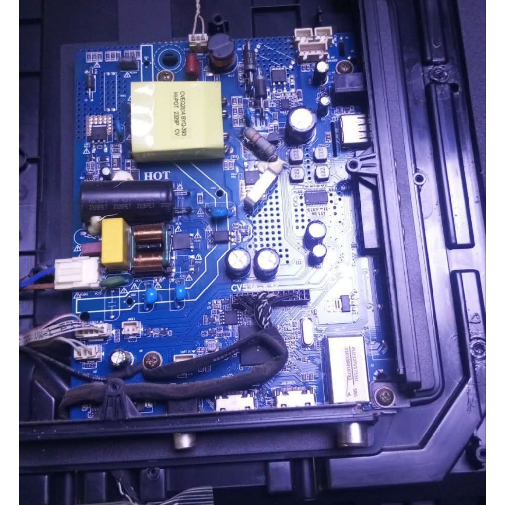 MESIN MB MAINBOR MAINBOAR MAINBOARD MONTHERBOARD TV POLYTRON PLD32TV1755 32TV1755