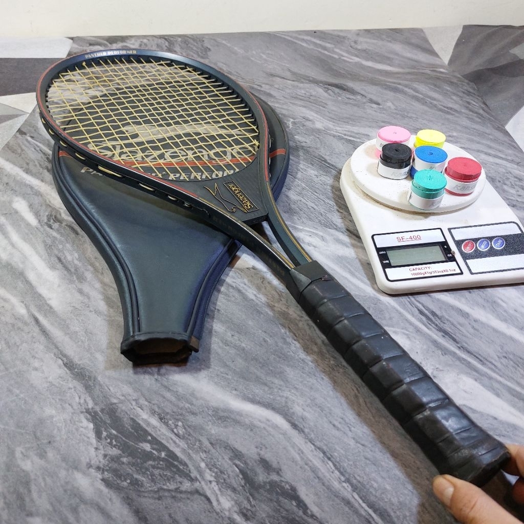 RAKET TENIS ORIGINAL SLAZENGER PHANTER PERFORMER BEKAS 366G