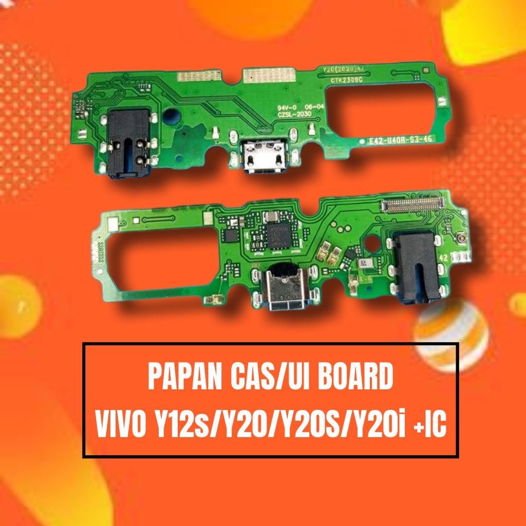 PAPAN CAS/UI BOARD VIVO Y12S/Y20/Y20S/Y20i +IC