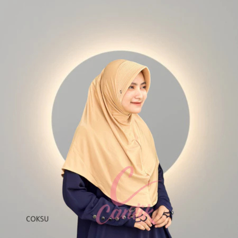 Hijab Bergo Sport Pet Tebal Jilbab Bergo Sport /Hijab Sport Instan Bergo Pet Tebal Size L /Jilbab In