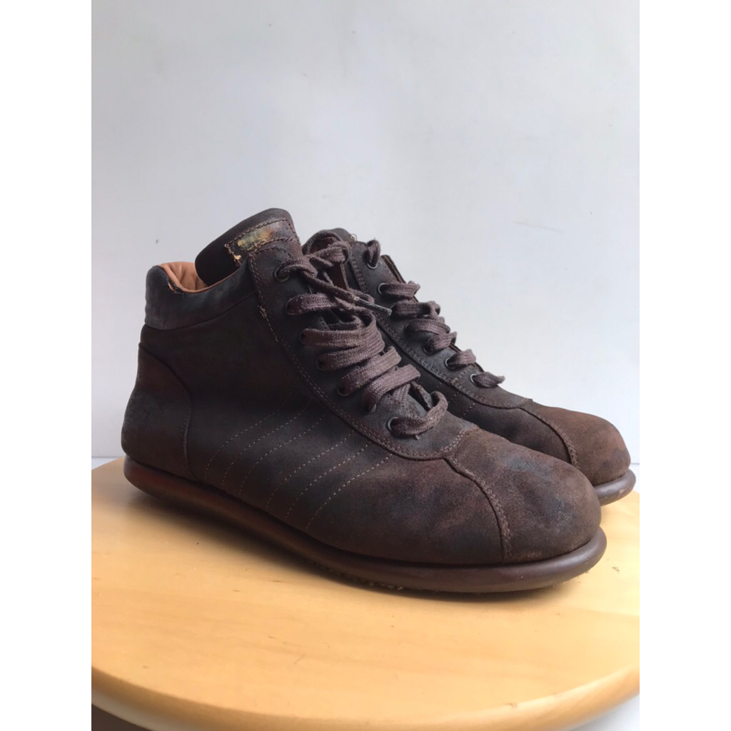 Camper Men’s brown leather Camper Bubble Sole boots like new size 9uk 43eur made in thailand Camper 