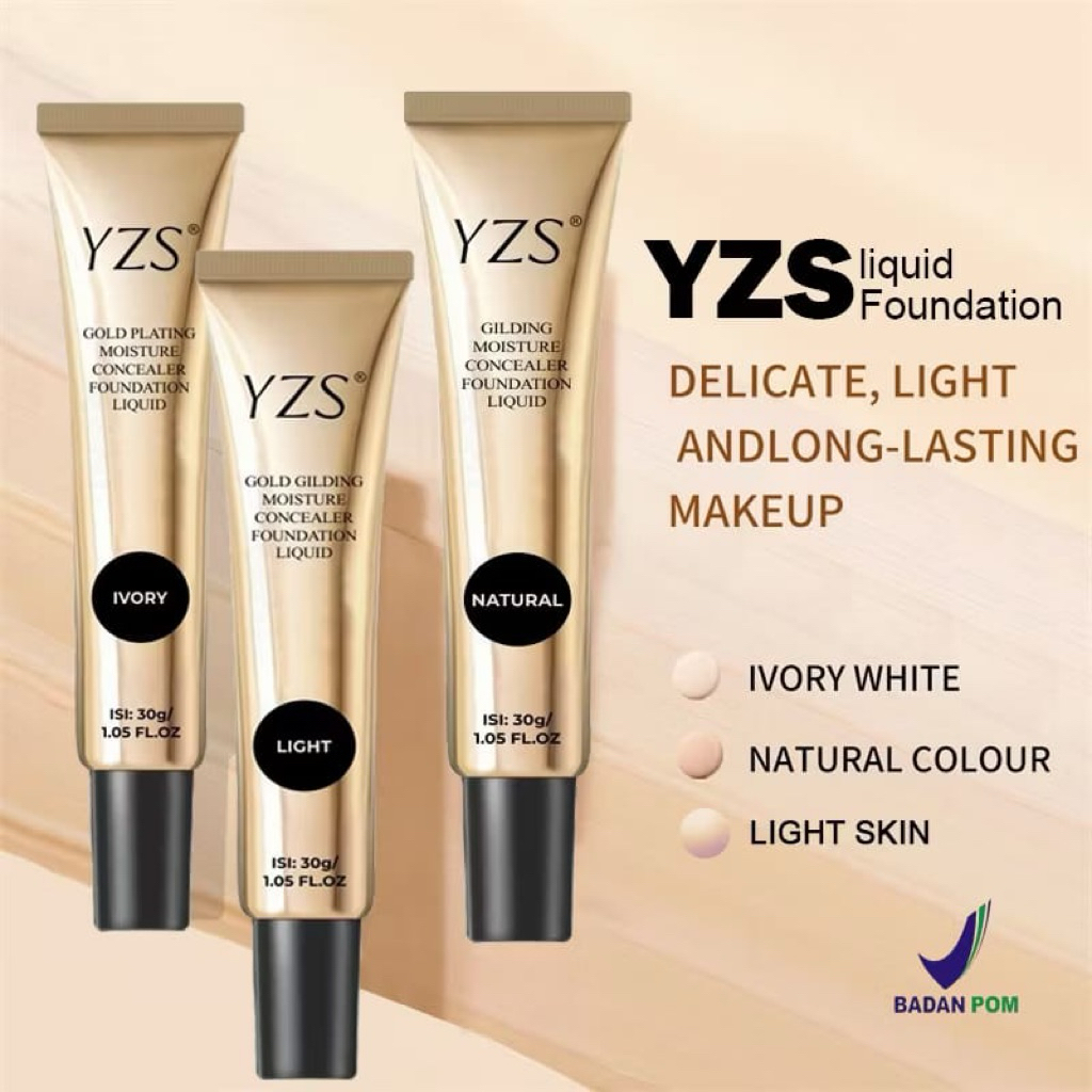 YZS Foundation Alas Bedak Matte - Tahan Air, Melembabkan, Anti Minyak