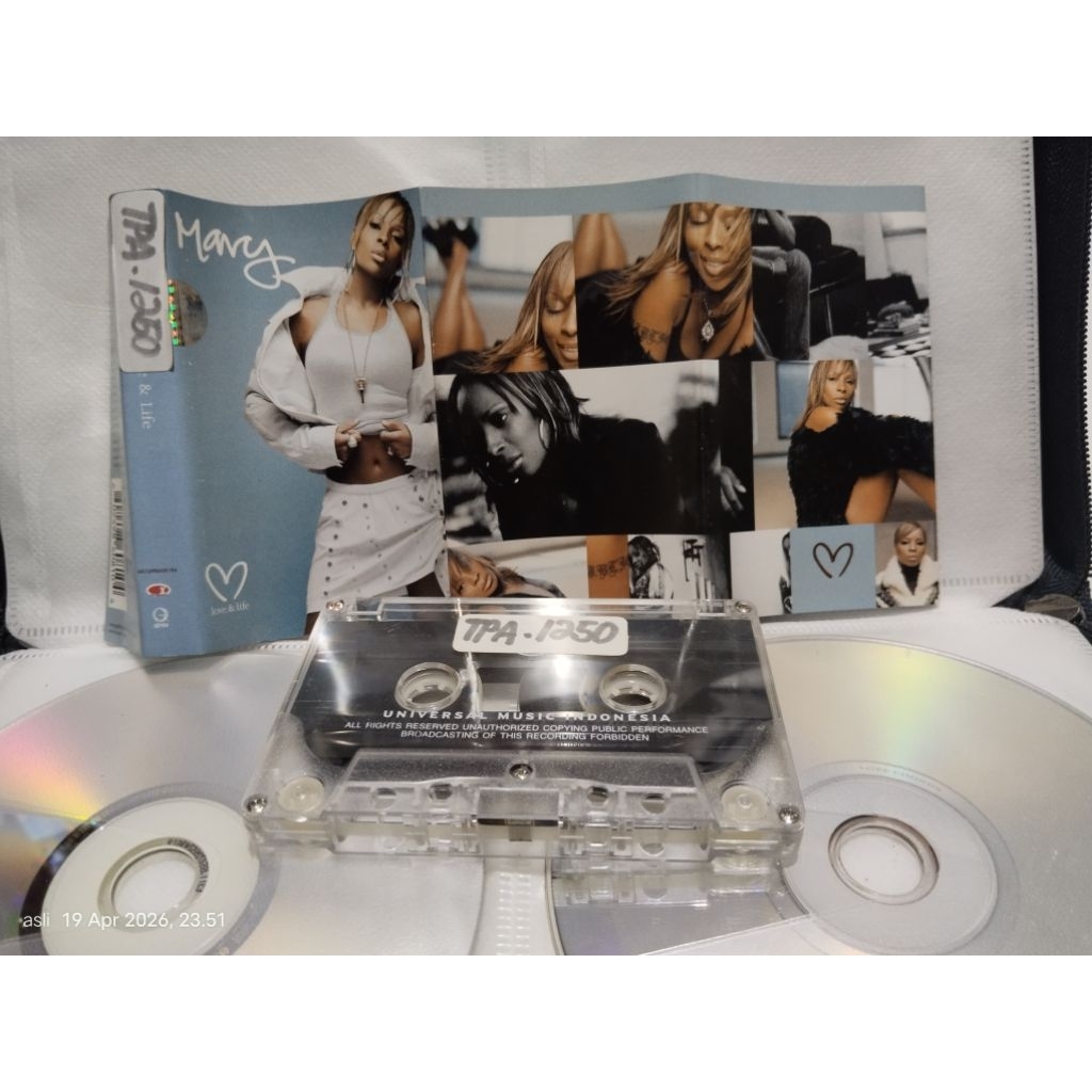 kaset pita mary j blidge // love & life