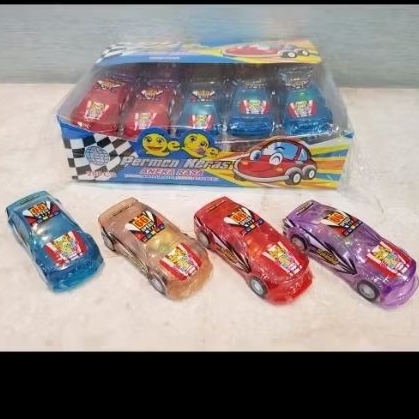 Permen Keras Berhadiah Mainan Mobil Balap isi 20 Pcs