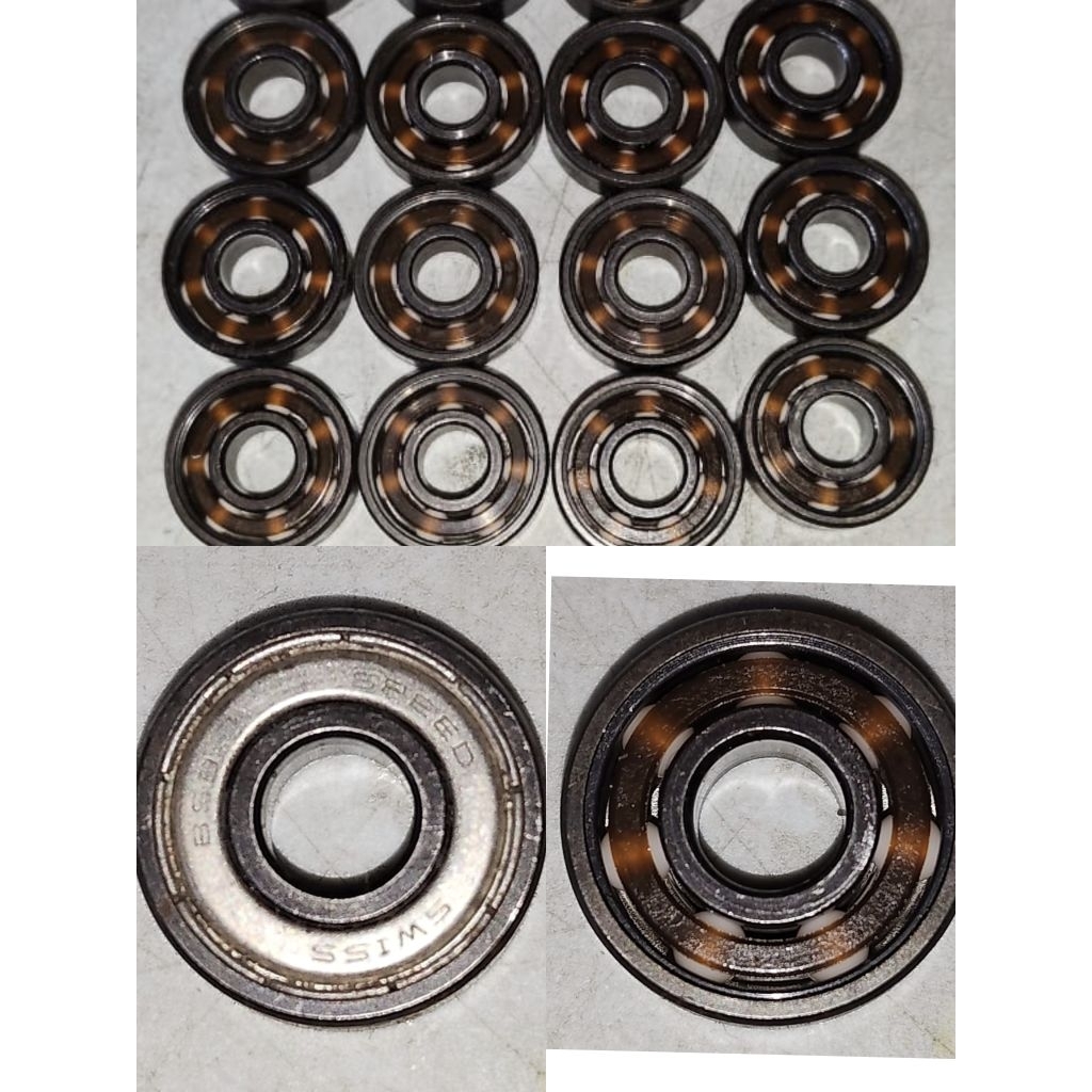 Bearing ceramic sepatu roda atau skateboard BSB Swiss 16pc