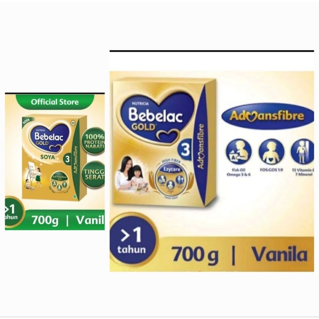 Bebelac gold 3  & bebelac soya 700gr