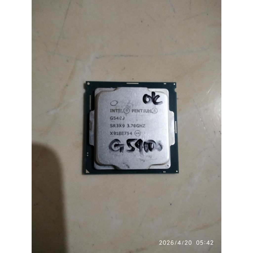 Processor Intel Pentium G5400 Gen 8 | Second Normal