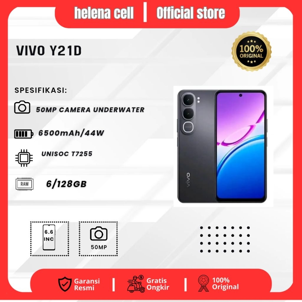 Vivo Y21d Ram 6/128GB