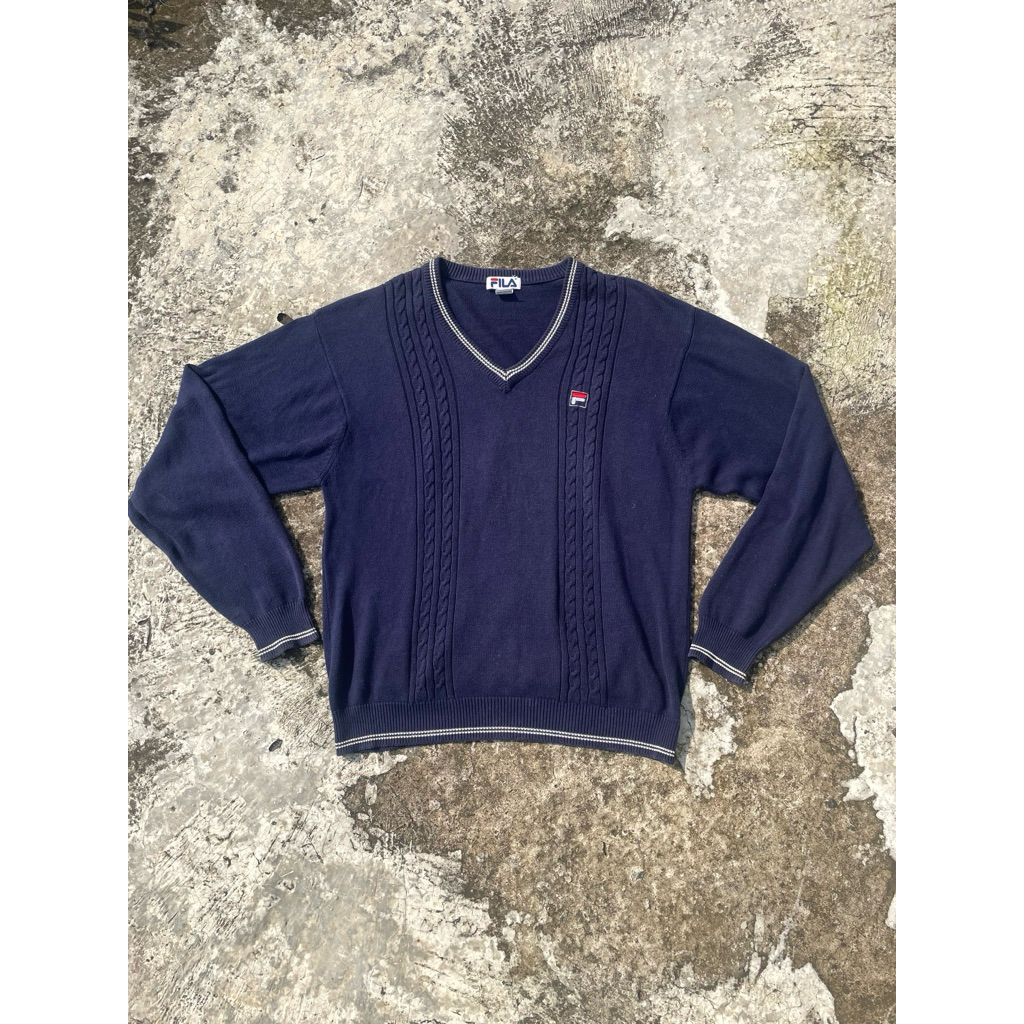 Knitt V Fila 80s