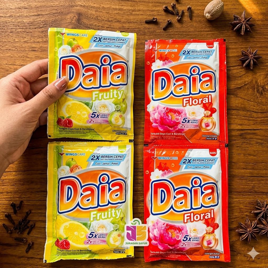1Renteng Daia Detergen Bubuk Renteng Varian Random