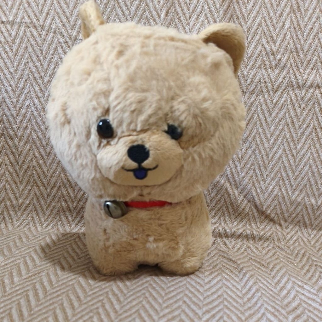 boneka anjing coklat