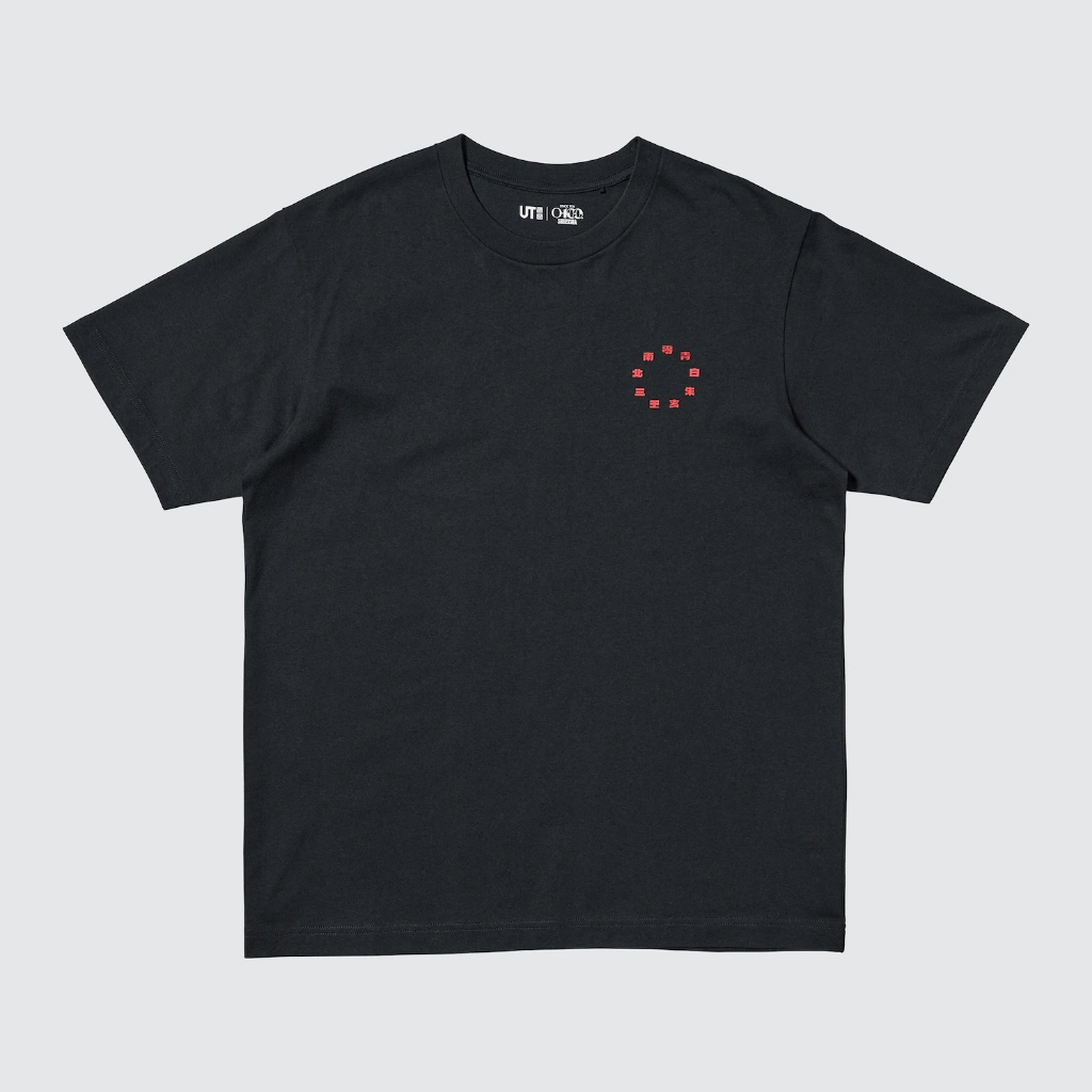 Tshirt Uniqlo Naruto Akatsuki 02 | UT Manga Kaos Lengan Pendek - Hitam