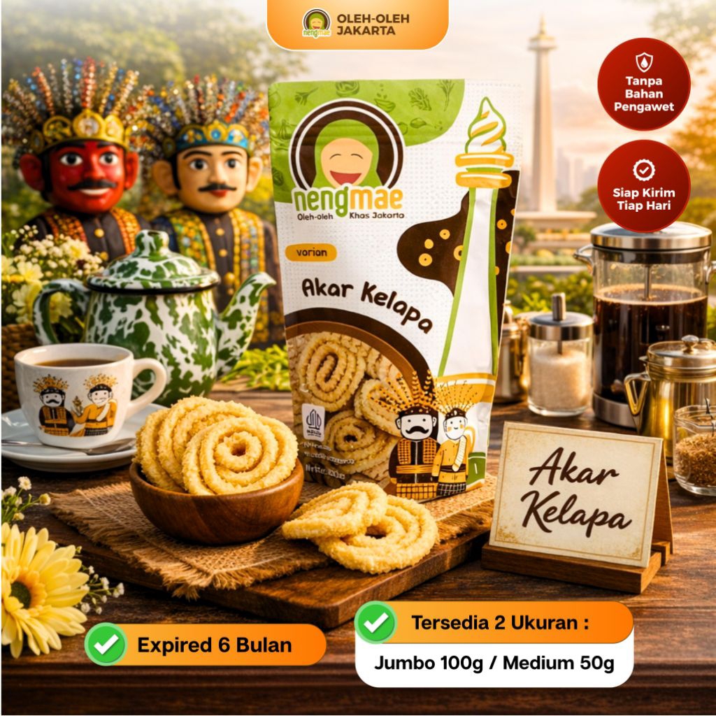 Akar Kelapa - Oleh Oleh Khas Jakarta | Neng Mae