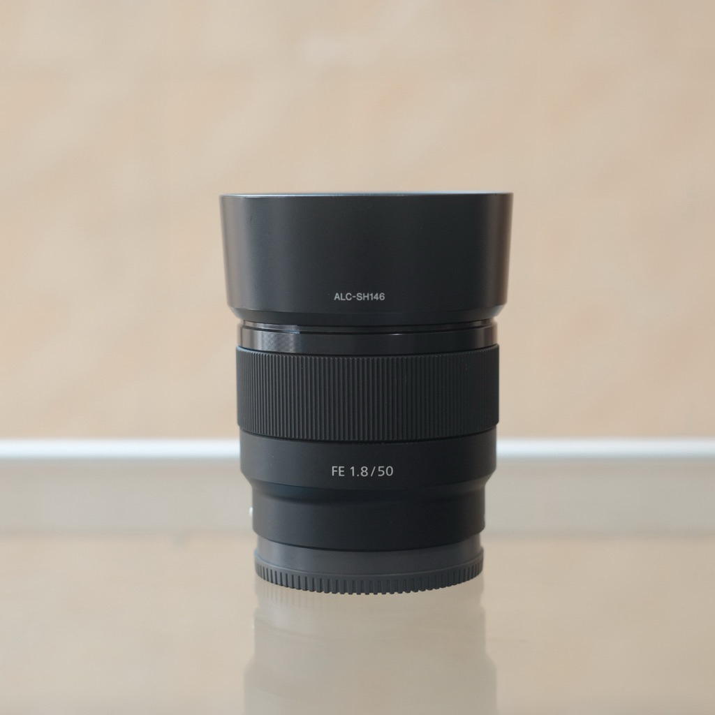 lensa sony 50mm f1.8 fe for sony second