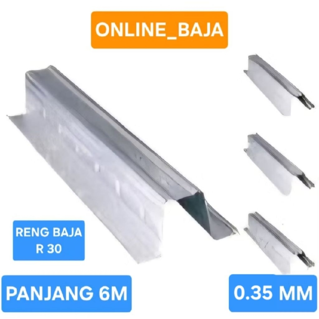 Reng Baja Ringan R30 0,35 0 / Batten Reng / Reng Baja R30 / Kanal B