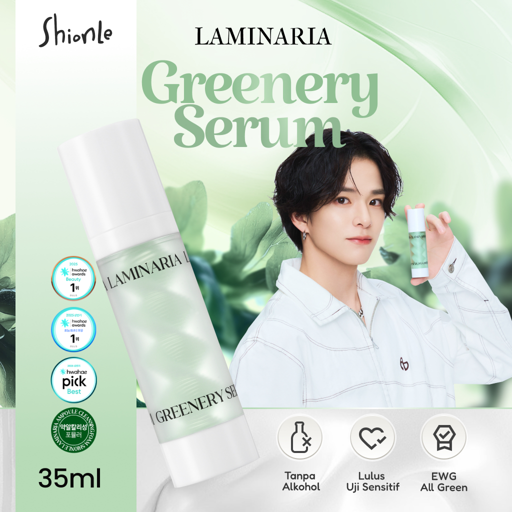 Shionle Korea Original Serum Wajah Laminaria Greenery Anti Aging Serum BPOM