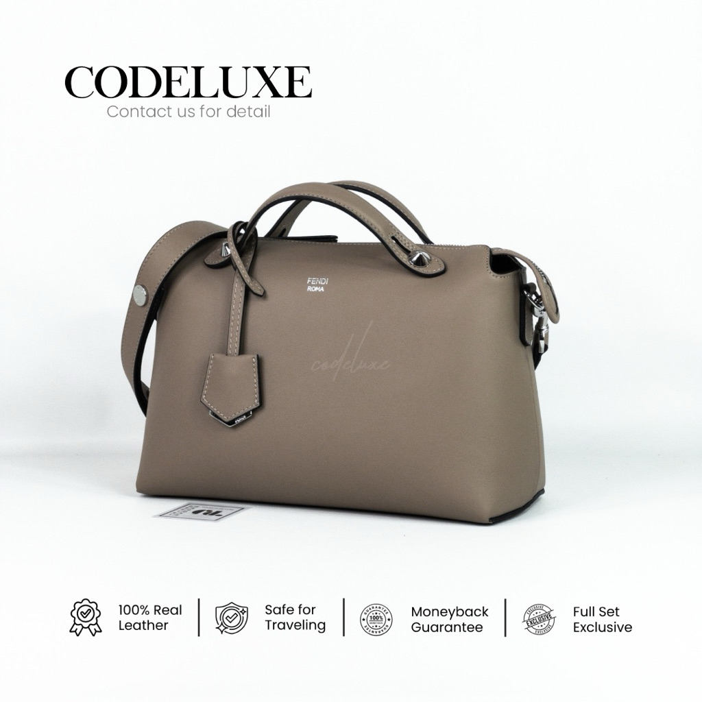 [CODELUXE] BTW Medium Smooth Calfskin Tortora SHW