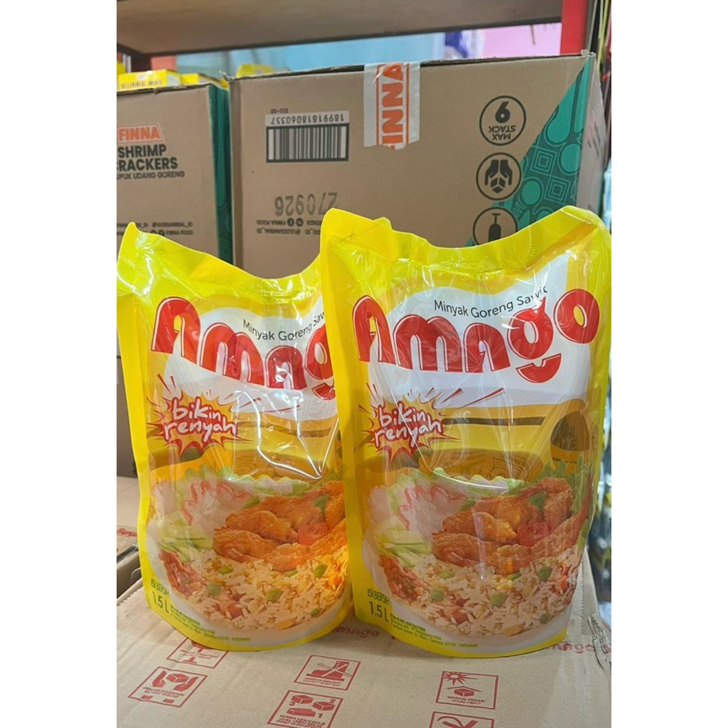 MINYAK GORENG AMAGO 1,5 LITER 1 DUS ISI 6 PCS