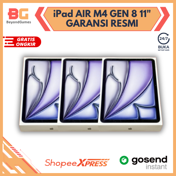 iPad AIR M4 ( GEN 8 ) 2026 11inch WIFI ONLY 128GB 256GB 512GB - GARANSI RESMI