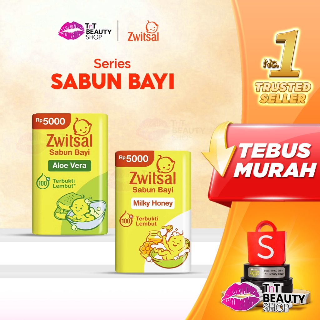 Zwitsal Baby Sabun Batang Classic - Soap Bar Rich Honey - 70gr | TnT Beauty Shop