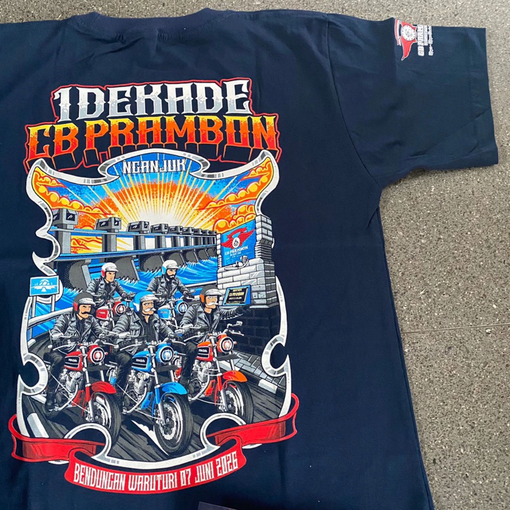 kaos acara 1 dekade CB Prambon nganjuk original